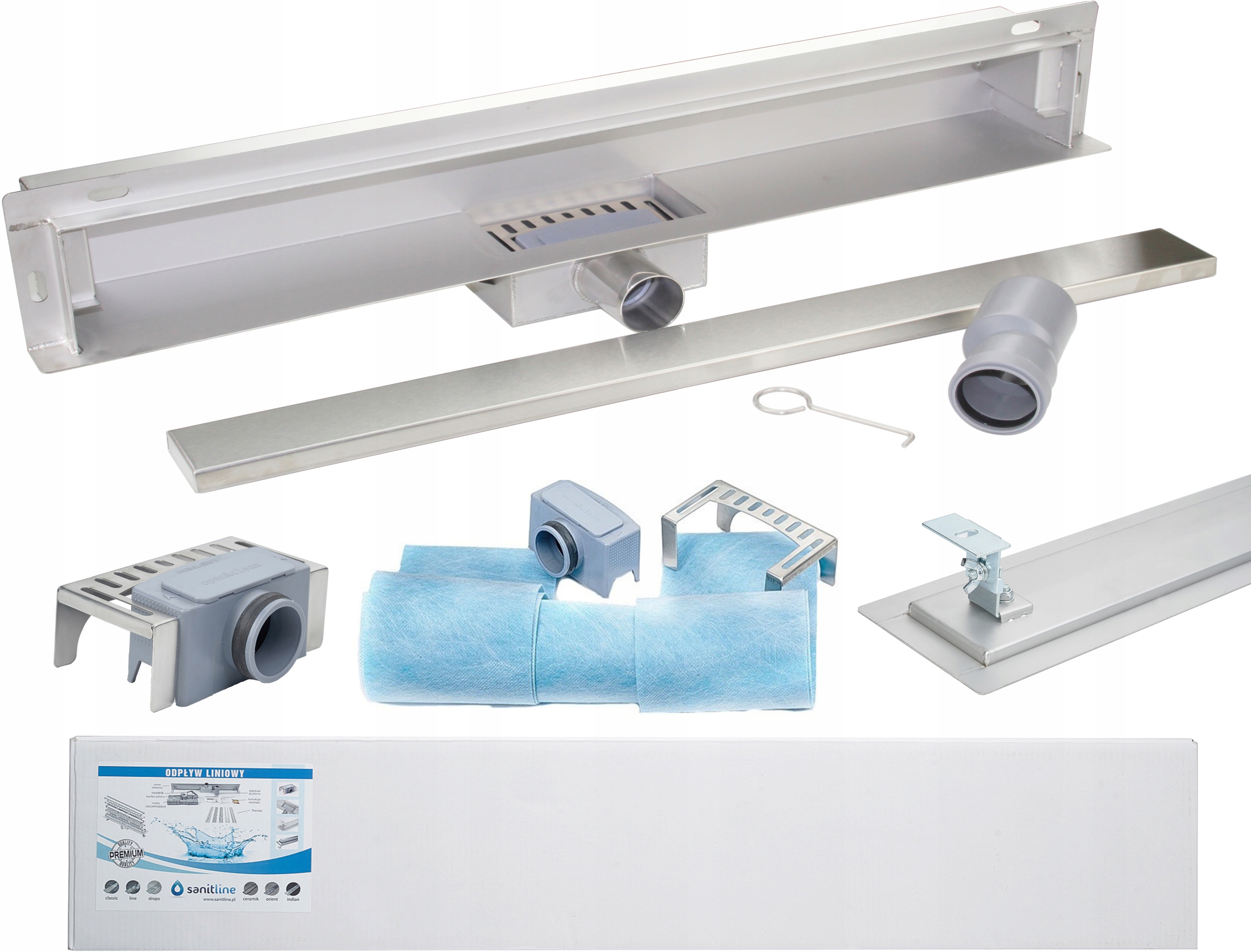 Lineárny odtok Sanitline 80 cm